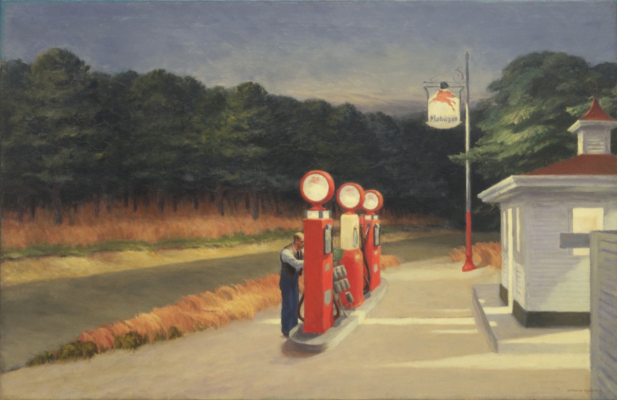 Gas, Edward Hopper, 1940